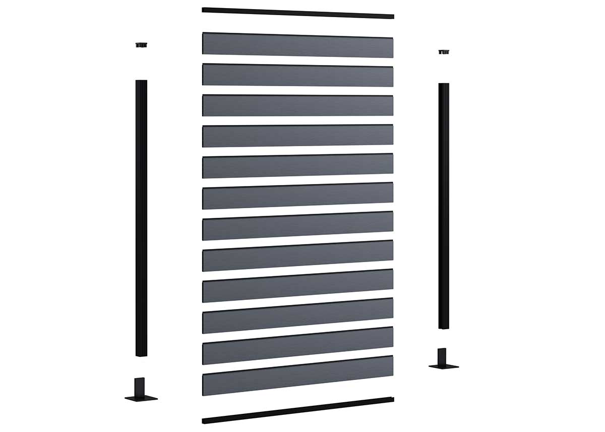 Bison Exploded Fencing Diagram